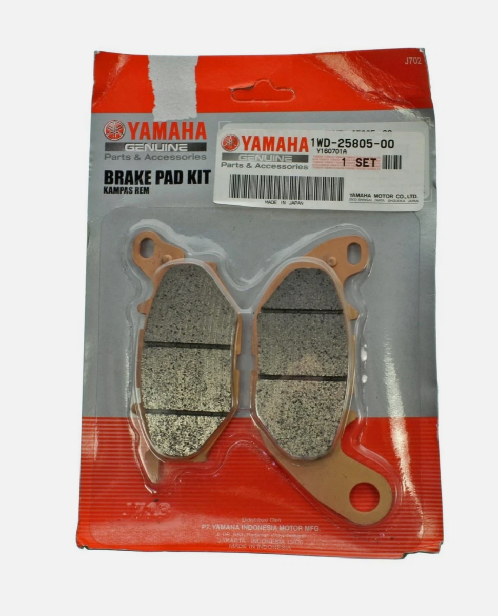 2015 - 2024 YAMAHA YZF-R3 OEM FRONT BRAKE PADS SET 1WD-25805-00-00
