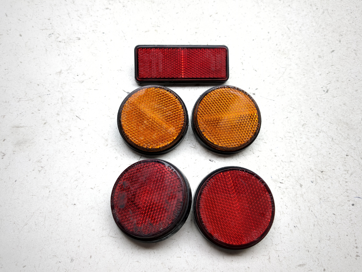 03-09 Suzuki SV 650 SV650 Reflective Reflector Light Lens Set
