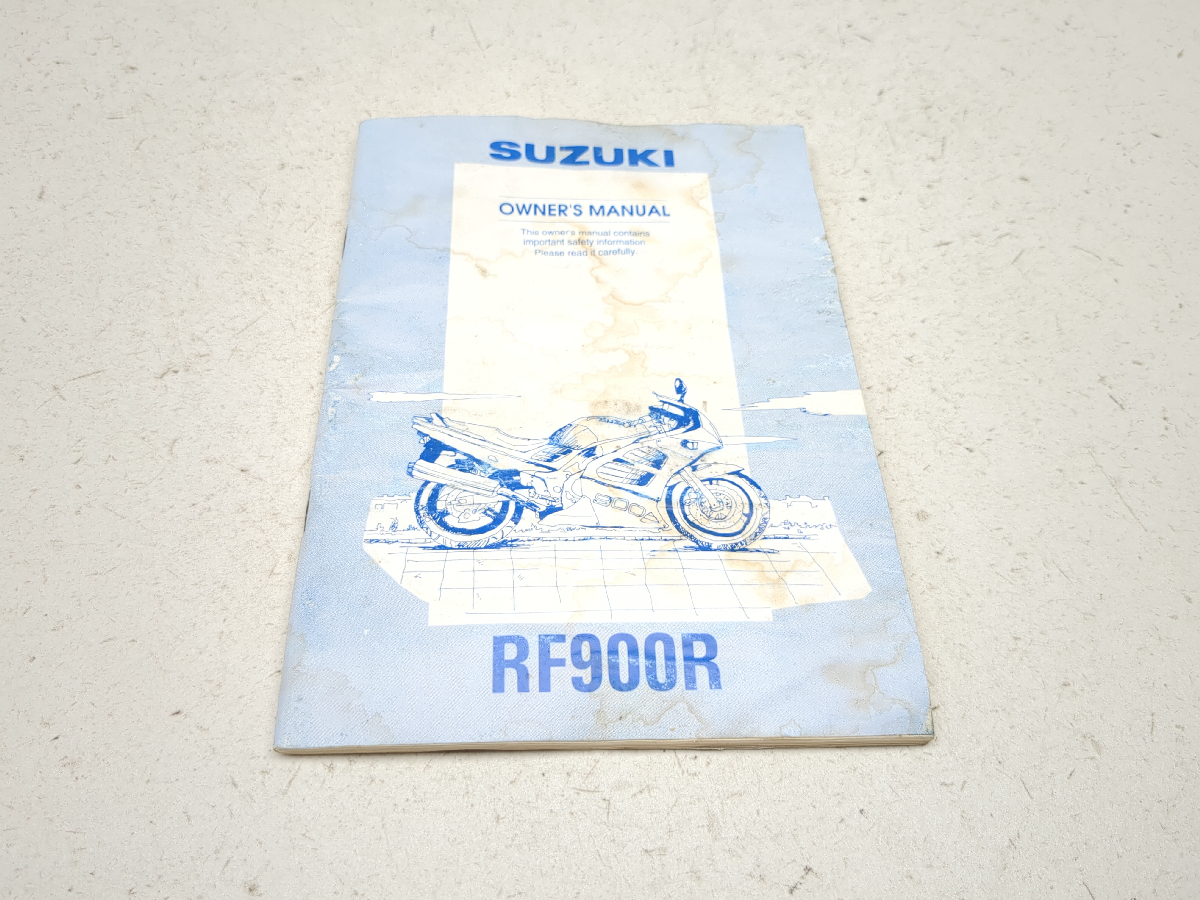 94-99 Suzuki RF 900 RF900R Owner's Manual 99011-31E50-03A TRSH DW
