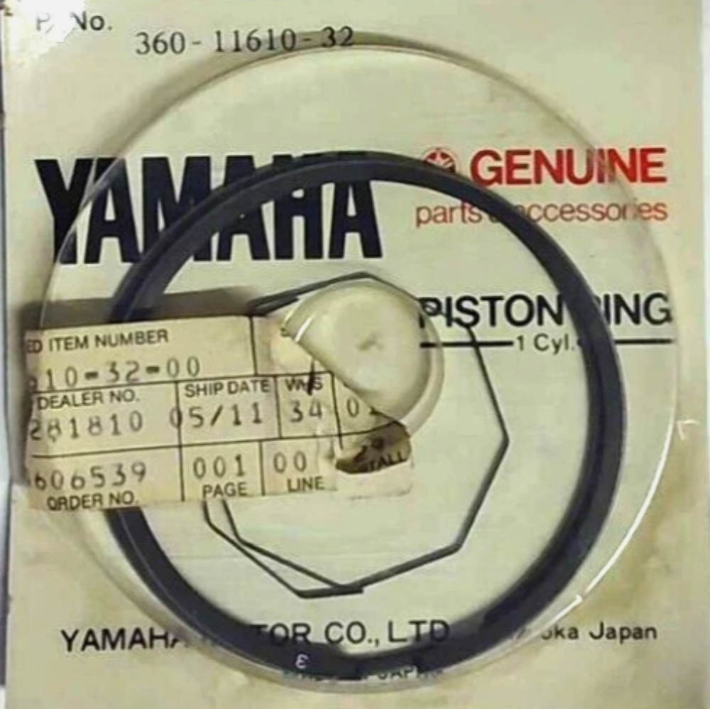 1973-75 Yamaha RD350 OEM Oversize 3rd Over Rings 360-11610-32