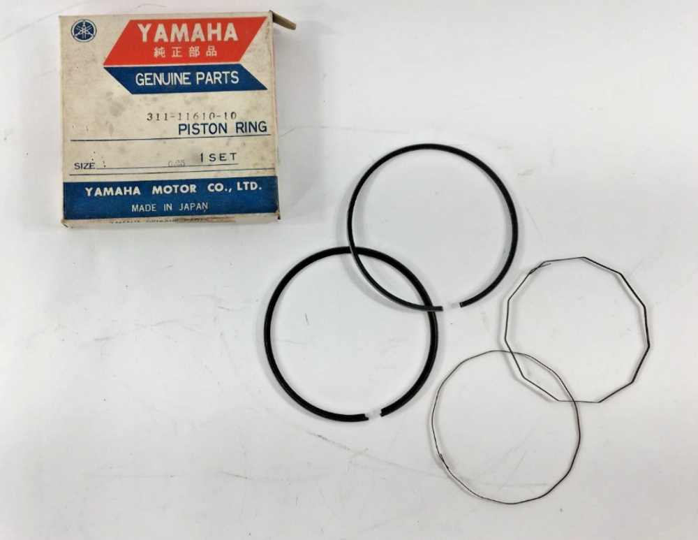 1972 Yamaha DT2, 1973 Yamaha DT3 OEM 0.50 Oversize Piston Ring Set 311-11610-10