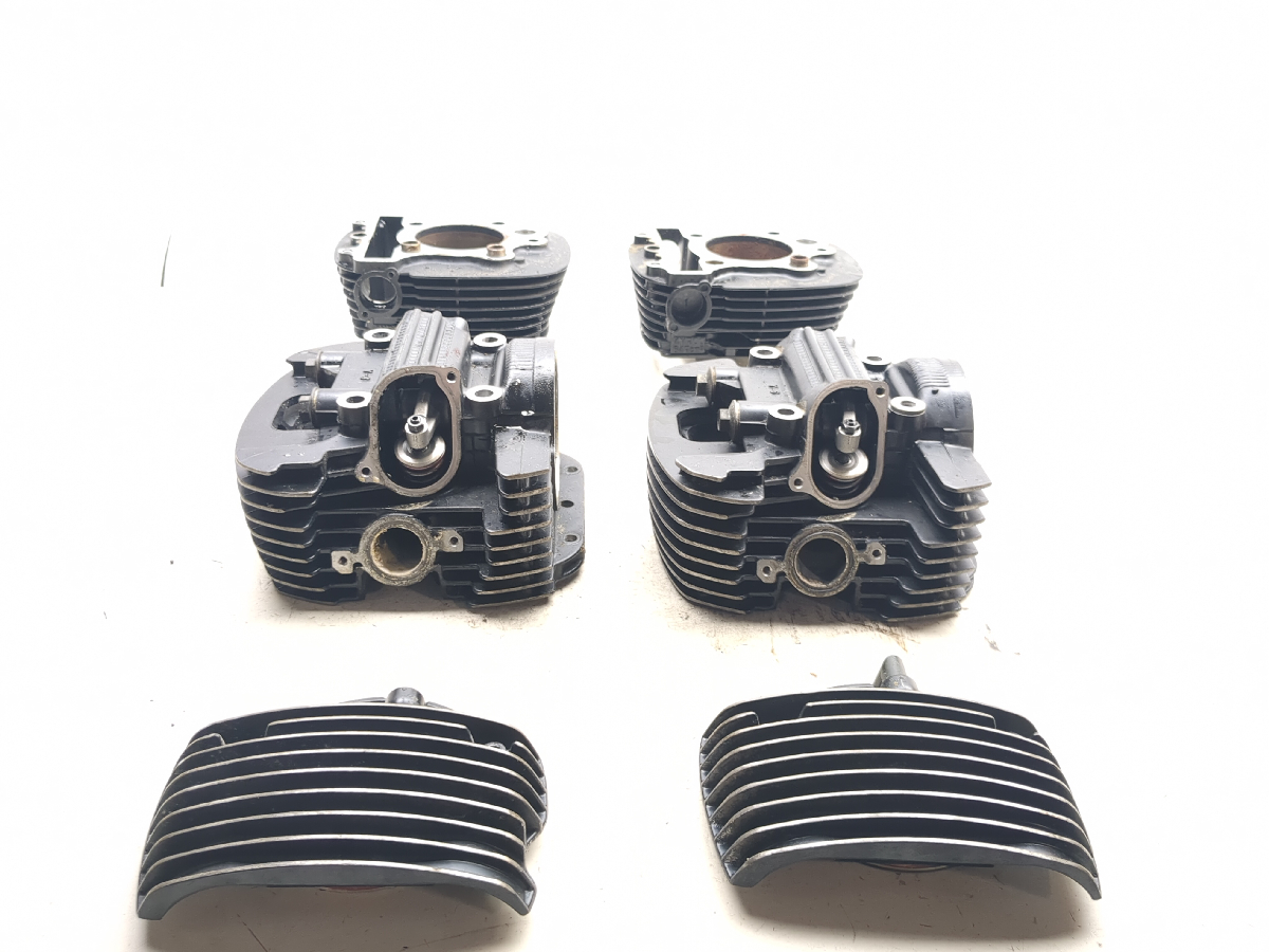 98-08 Yamaha V Star XVS 650 Motor Engine Cylinder Head And Jugs Set