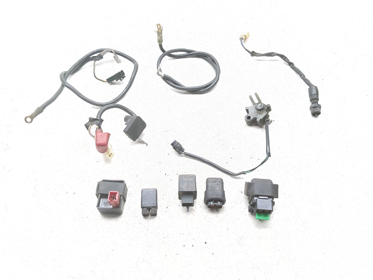 00-02 Kawasaki Ninja ZX6R ZX6 Relay Set Starter Battery Kickstand Switch