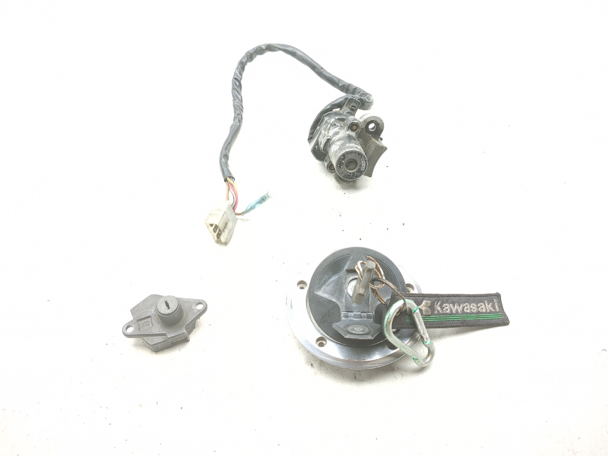 00-02 Kawasaki Ninja ZX6R ZX6 Lock Set Ignition Switch Cap And Key