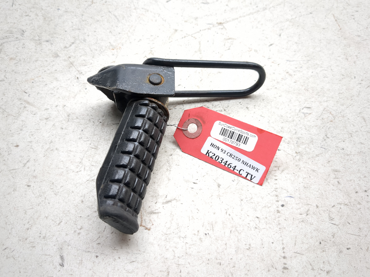 91-08 Honda CB250 Nighthawk Rear Left Passenger Foot Peg