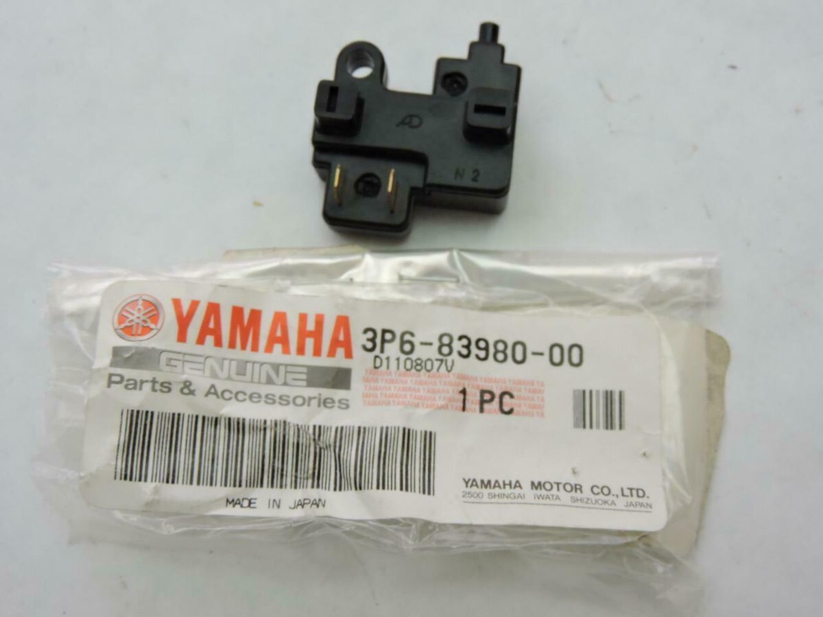 NOS Yamaha OEM Front Stop Switch Assembly 2006-2012 FJR1300 3P6-83980-00