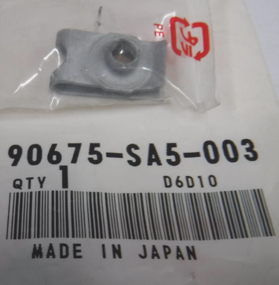 NEW OEM HONDA TRX650 TRX 650 680 TRX680 REAR FENDER CLIP NUT 90675-SA5-003