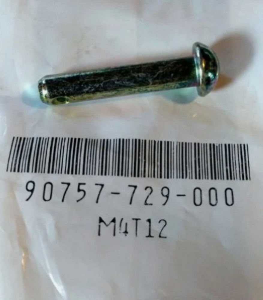 New Genuine Honda OEM Wheel (8X35) Pin 90757-729-000