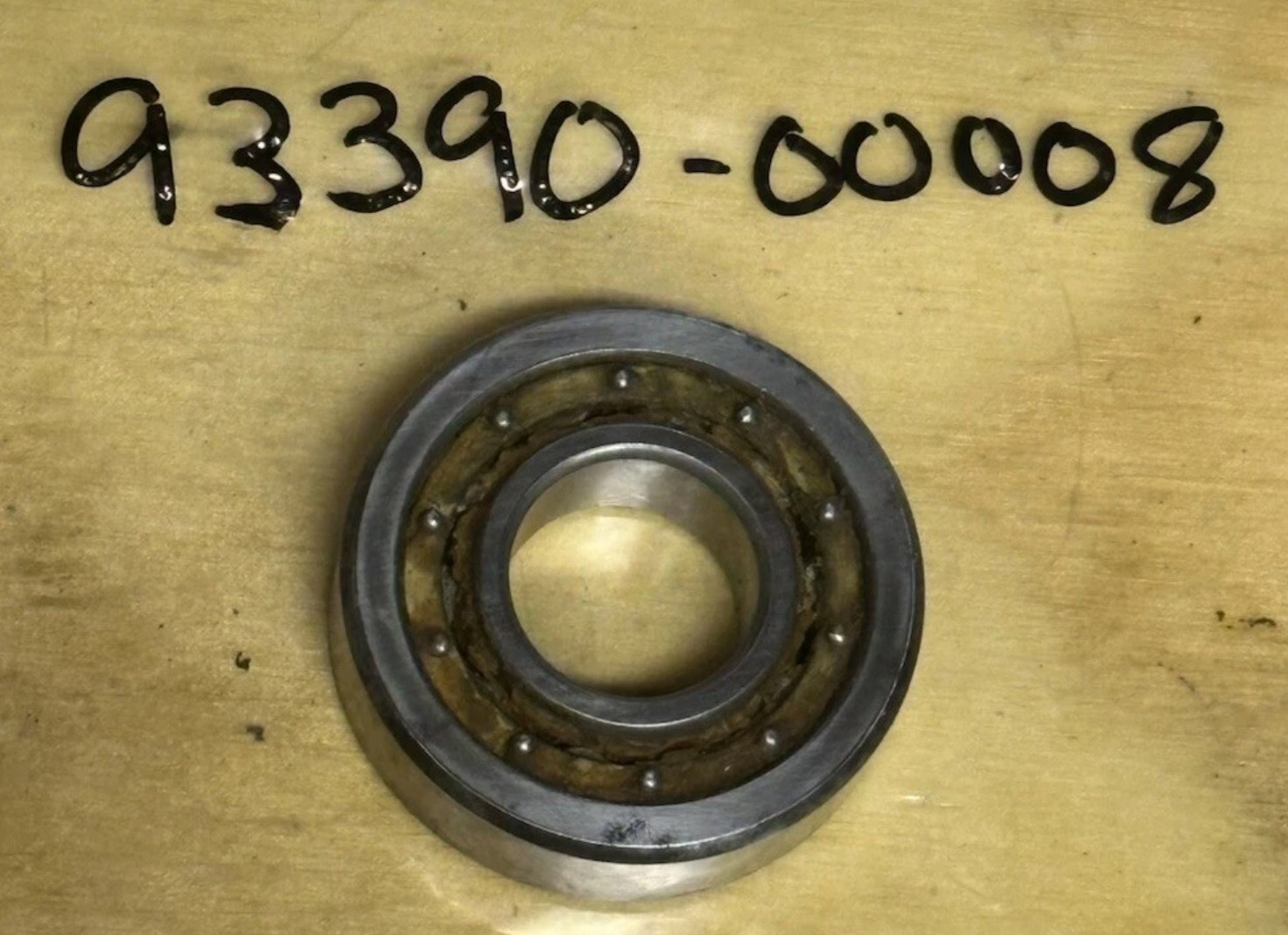 NOS Yamaha Cylinder Bearing 1973-74 SC500, 1974 MX250, MX360 # 93390-00008