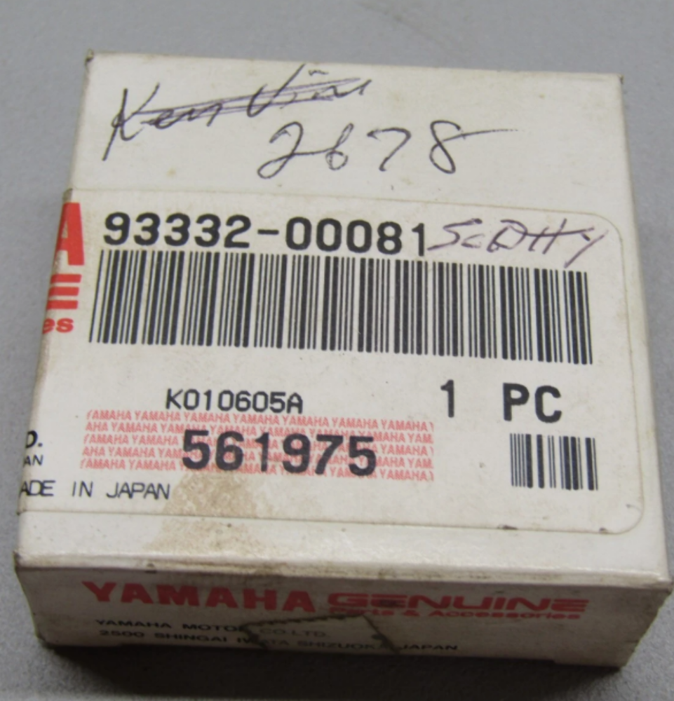 GENUINE YAMAHA NOS OEM STEERING STEM BEARING 93332-00081 YZ125 YZ250 YZ450 WR TZ