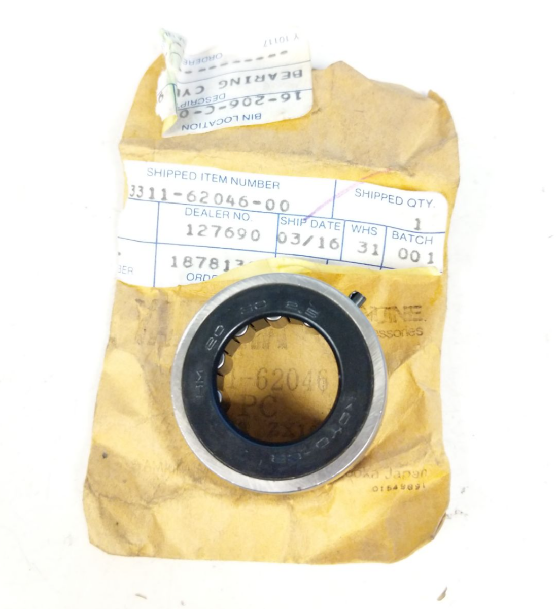 Yamaha 93311-62046 - Bearing Cylinder #111981 ROAD RACER