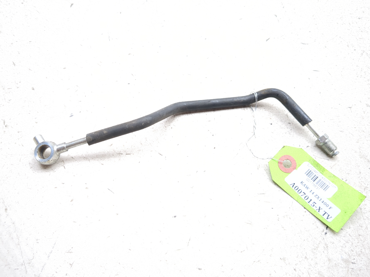 12-21 Kawasaki Ninja ZX14  Rear Master To ABS Brake Line Hose B