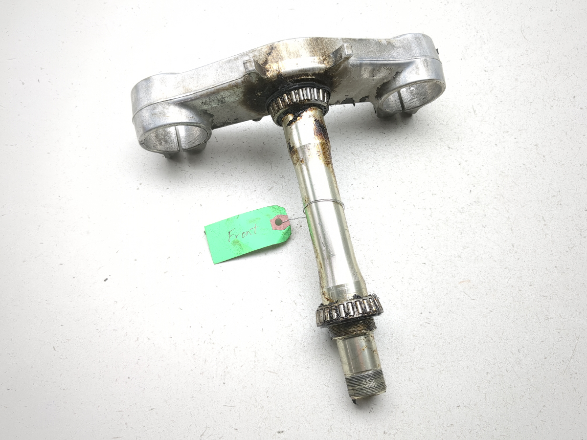 07 08 Kawasaki ZX6R ZX 636 Bottom Lower Triple Tree Steering Clamp