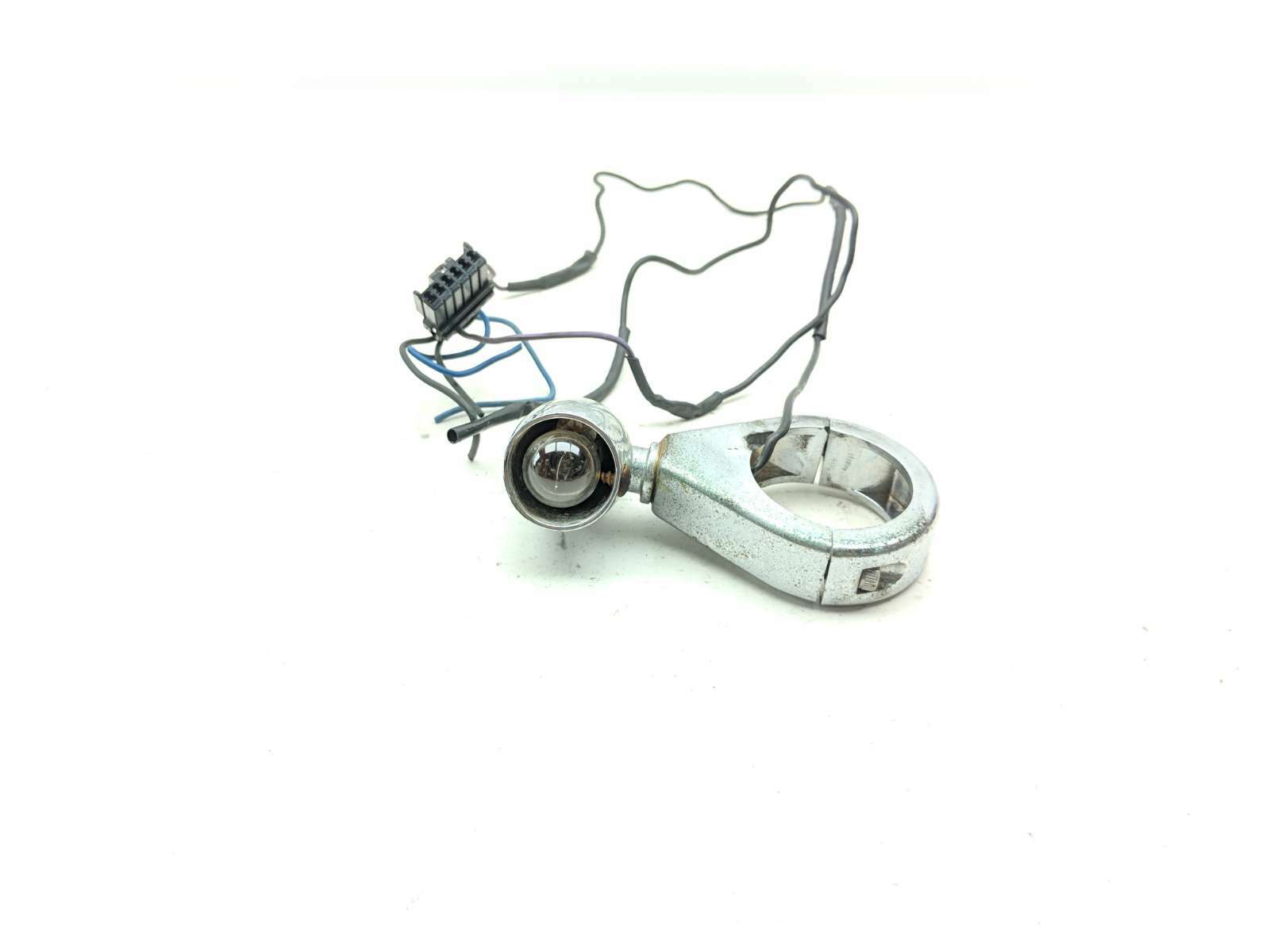 03 Harley Davidson Dyna Wide Glide FXDWG Fork Clamp Turn Signal Light