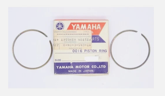 1983 Yamaha YZ80 OEM Piston Ring Set 1.00mm 4th O/S 22W-11601-40
