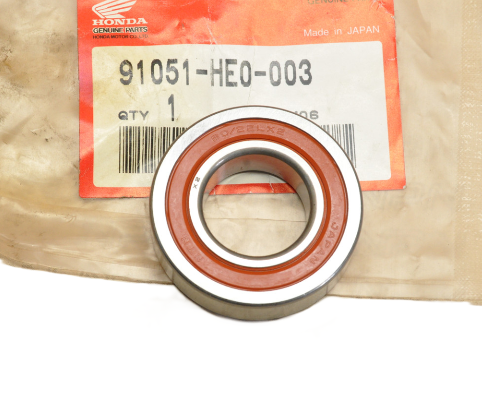 NOS Honda 1989-90 FL400 R Pilot Front Wheel Hub Bearing "60/22U" 91051-HE0-003