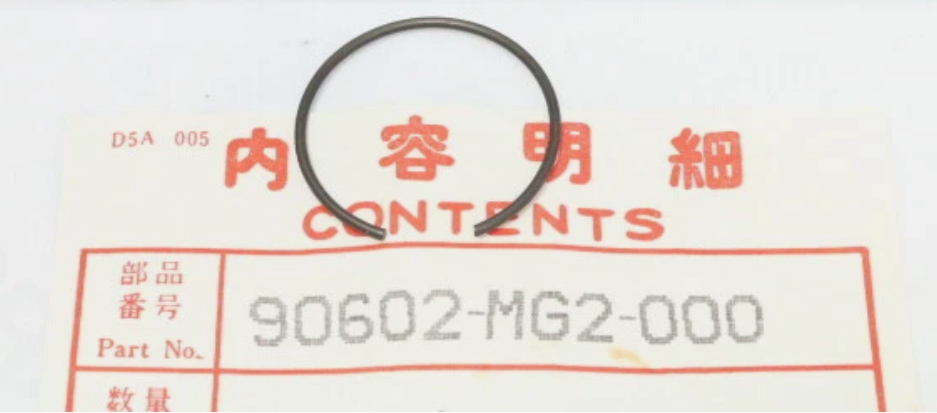 NOS Honda XL600 GB500 XR600 PISTON PIN CLIP 90602-MG2-000