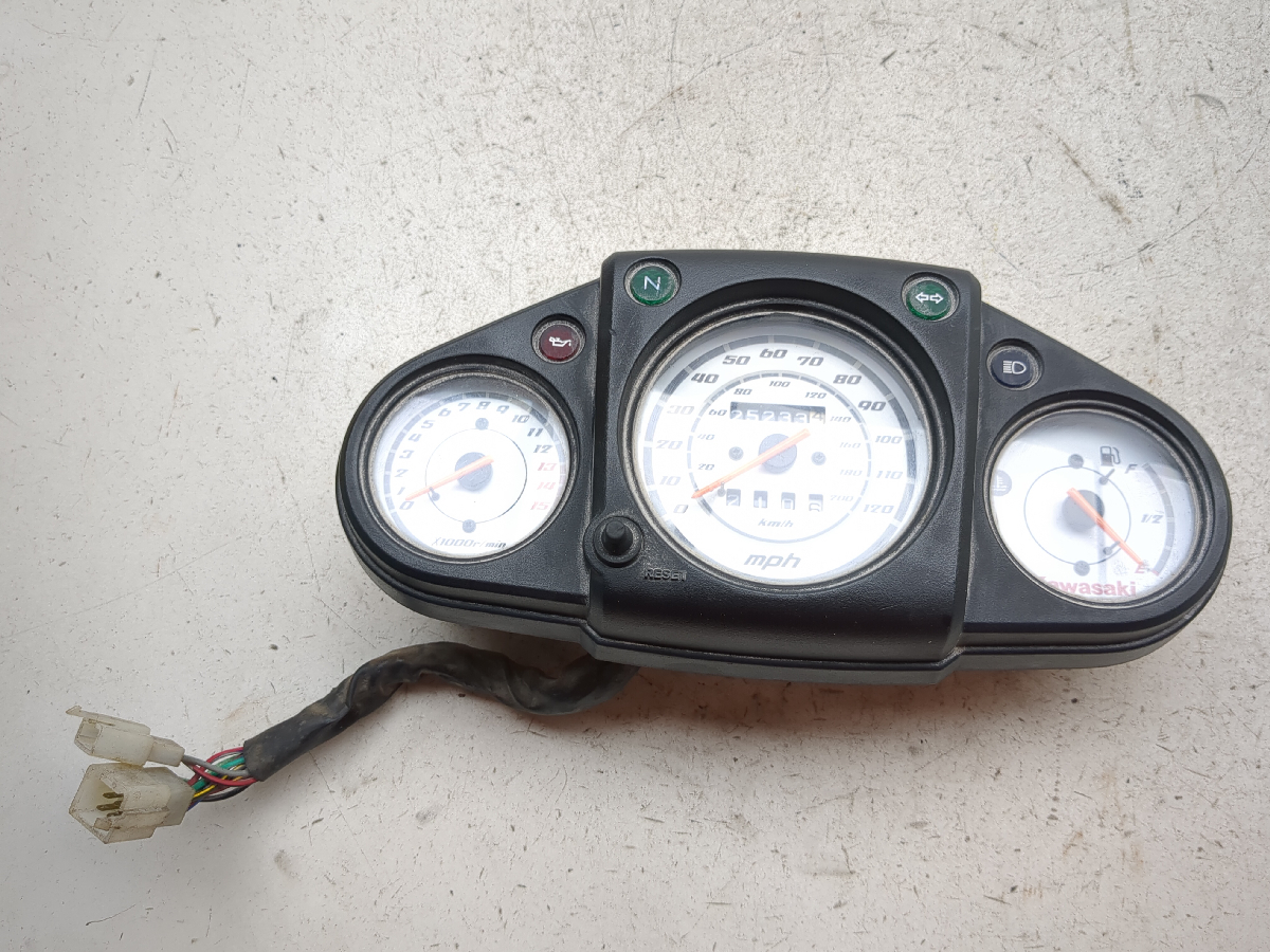 08-12 Kawasaki EX250 Ninja 250 Gauge Speedometer Tachometer - Sun