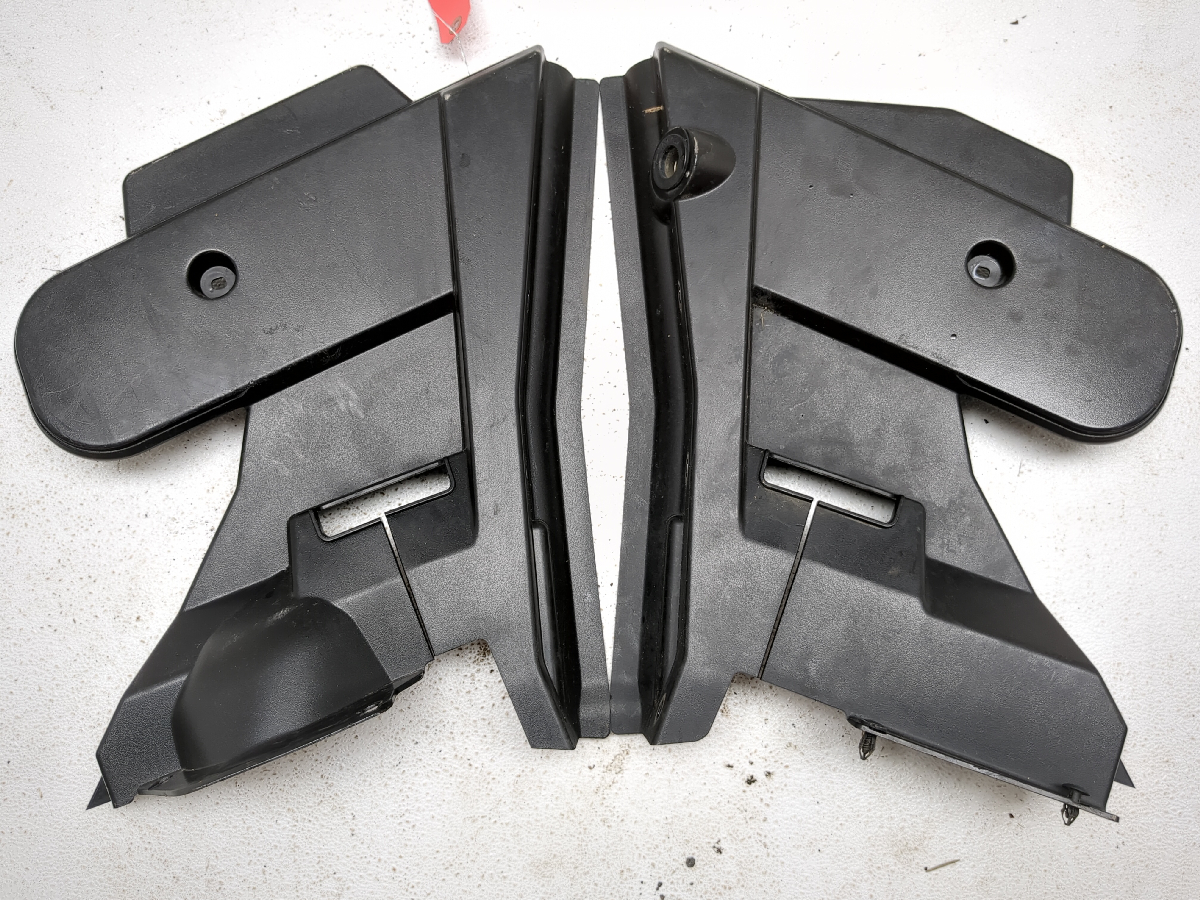 18-20 Yamaha Wolverine X4 850 Rear Plate Cover Panels Set BG4-F84A4 BG4-F84A3