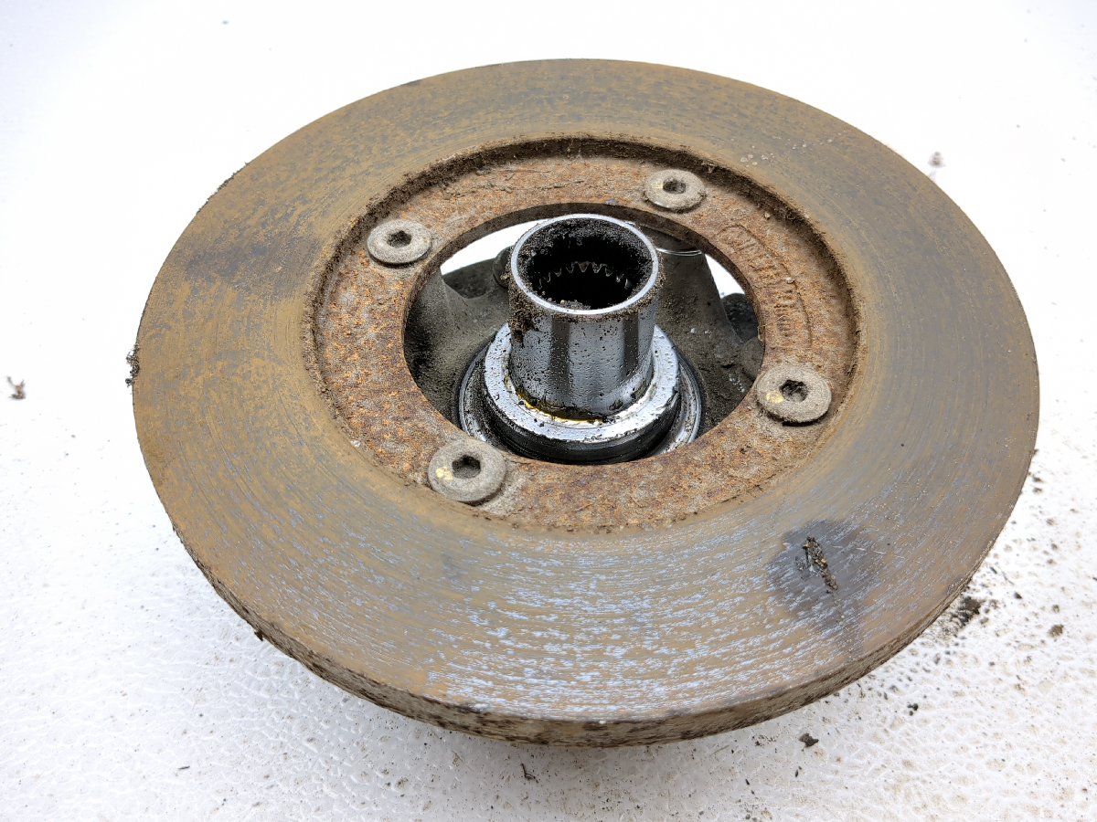 17-23 Honda Pioneer 700 SXS700 Front Right Wheel Hub Disc Brake Rotor