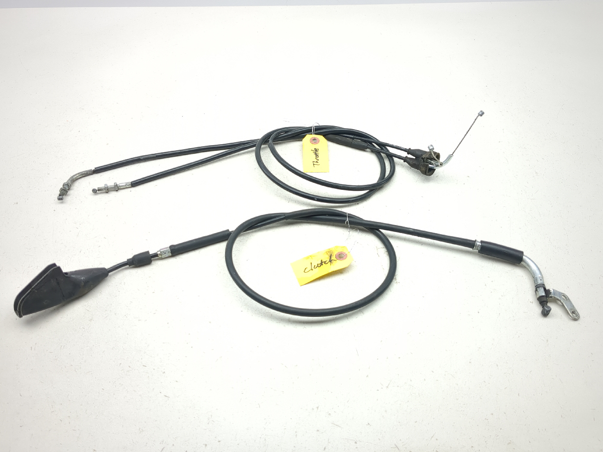00-24 Suzuki DRZ400SM DRZ 400 Throttle Cable Lines And Clutch Cable