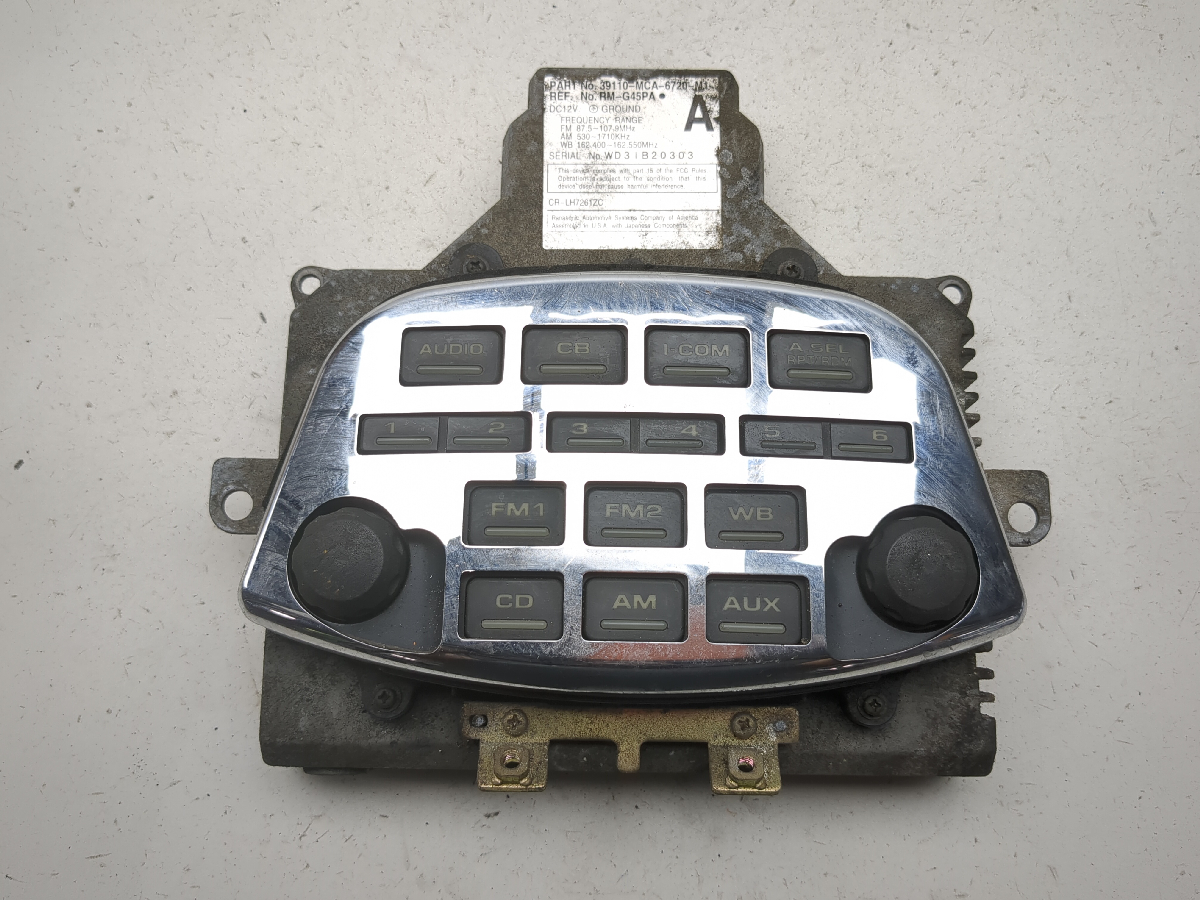 01-05 Honda Goldwing 1800 GL 1800 Radio Stereo Head Unit 39110-MCA-6720-M1