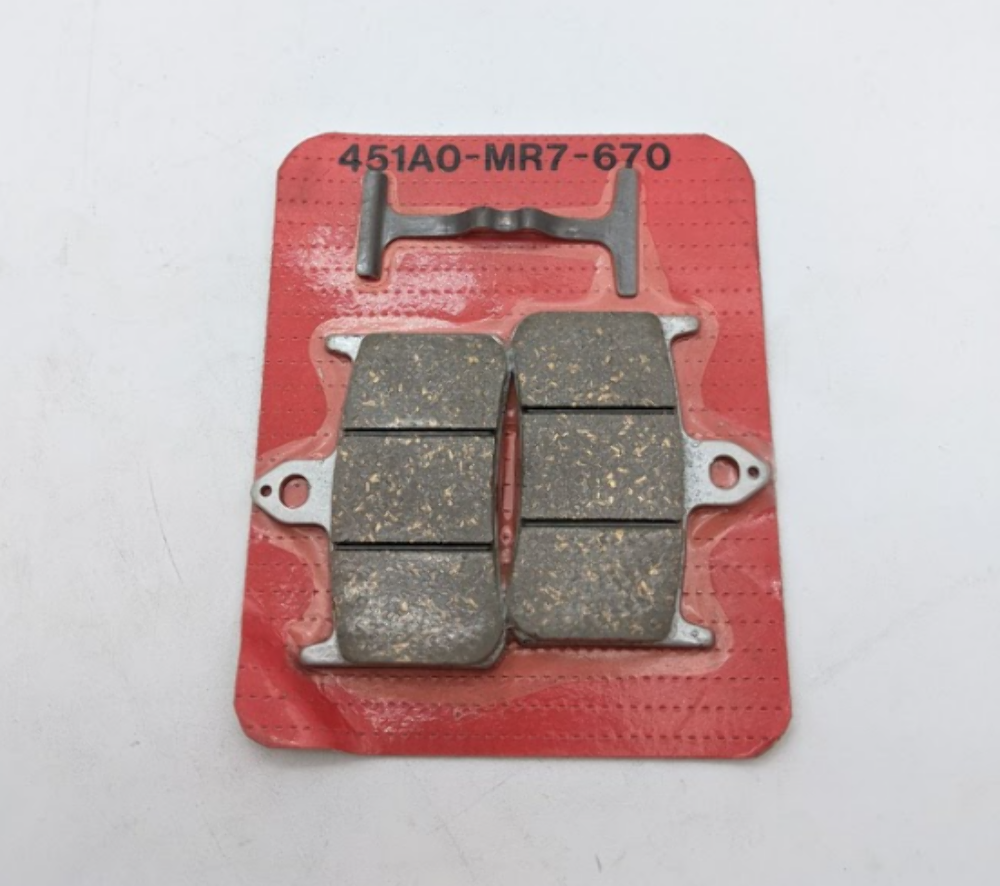 1990 Honda VFR750R A OEM Brake Pad Kit 451A0-MR7-670