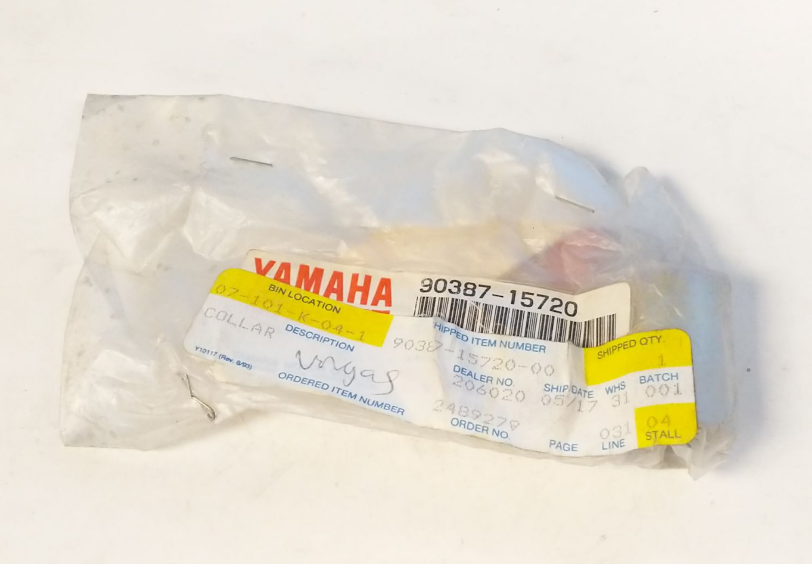 Yamaha 90387-15720-00 - Collar