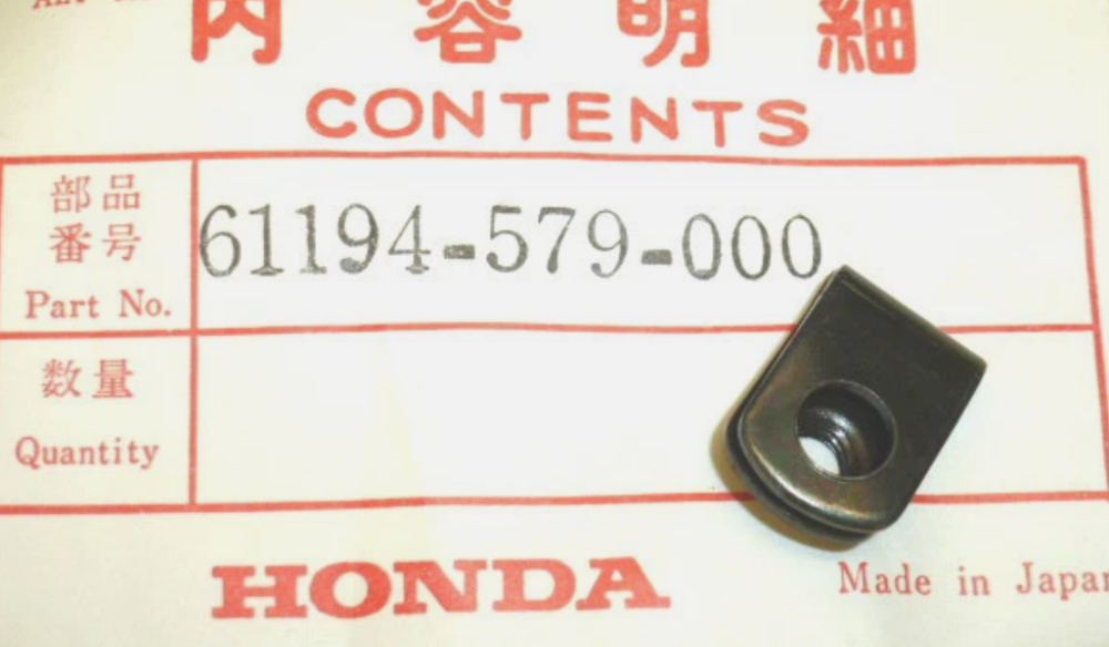 Honda OEM Clip Nut 61194-579-000