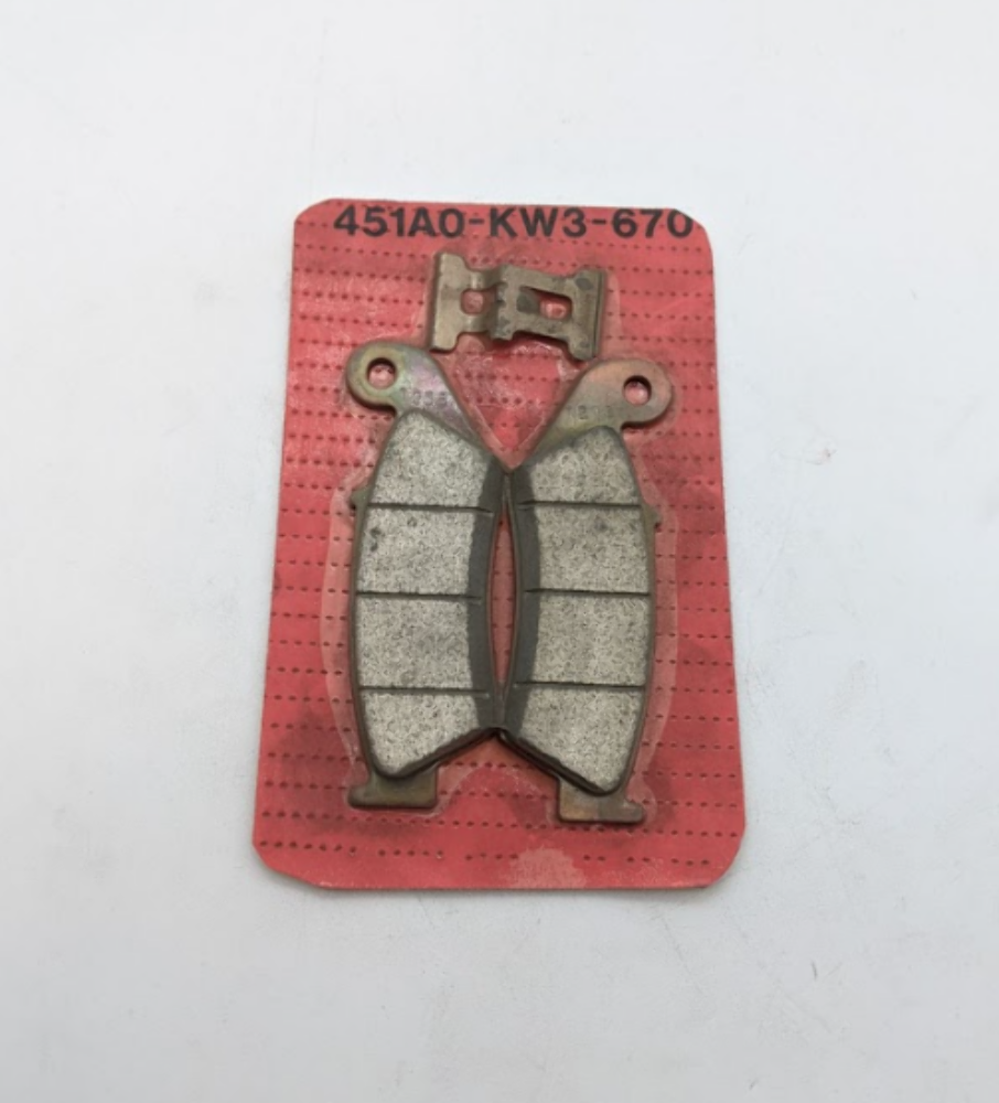 1993 Honda NX250P Dominator 250 OEM Brake Pads Set 451A0-KW3-670