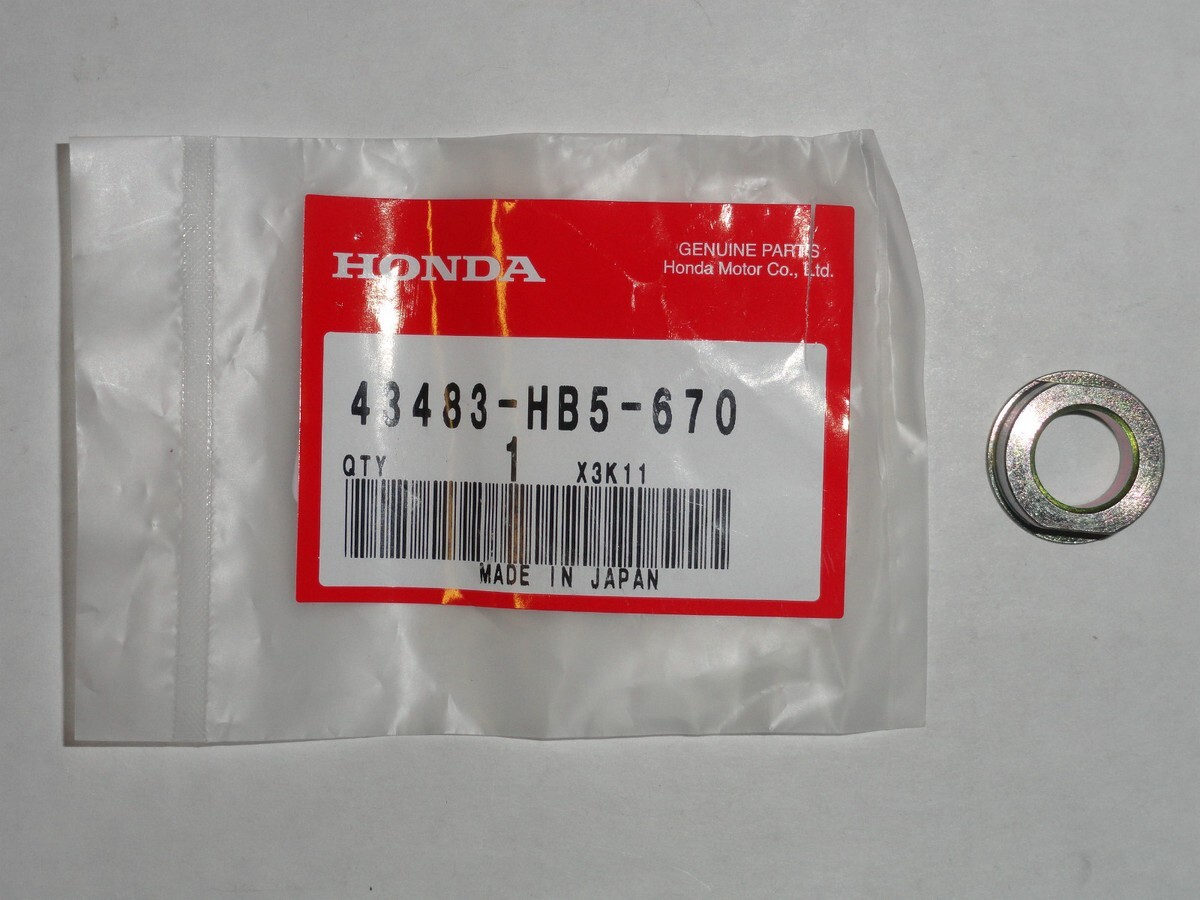 Honda BUSH, RR. BRAKE STAY 43483-HB5-670 OEM NEW
