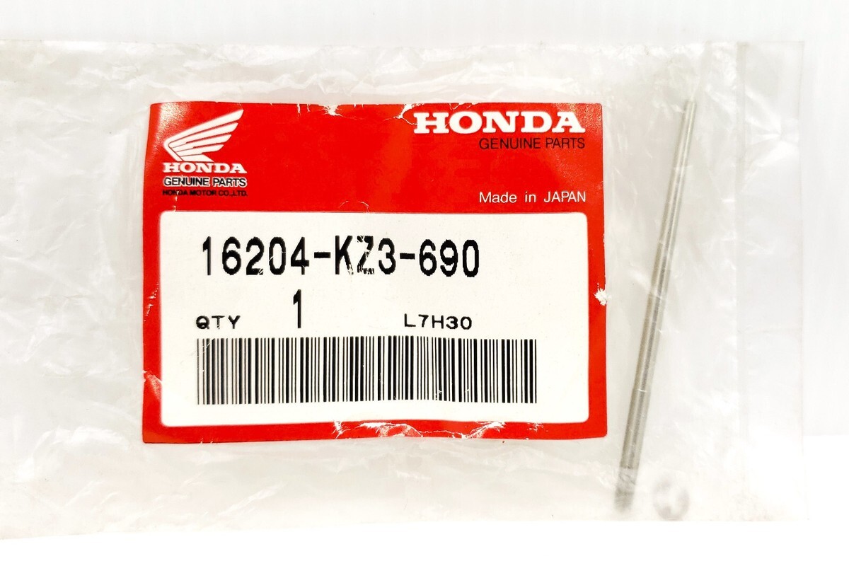 Genuine Honda CR125R CR250R OEM Carburetor Jet Needle Set 16204-KZ3-690 New NOS