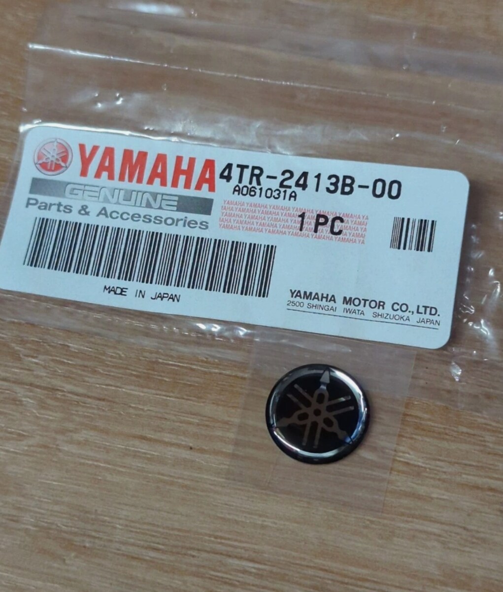 Genuine Yamaha V-Star Fuel Tank Meter Cover Decal (18MM) 4tr-2413b-00 OEM