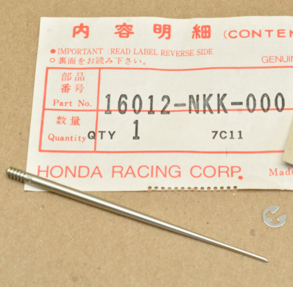 NOS Honda 1996 XR400 R HRC Power Up Kit Needle Jet Set 16012-NKK-000