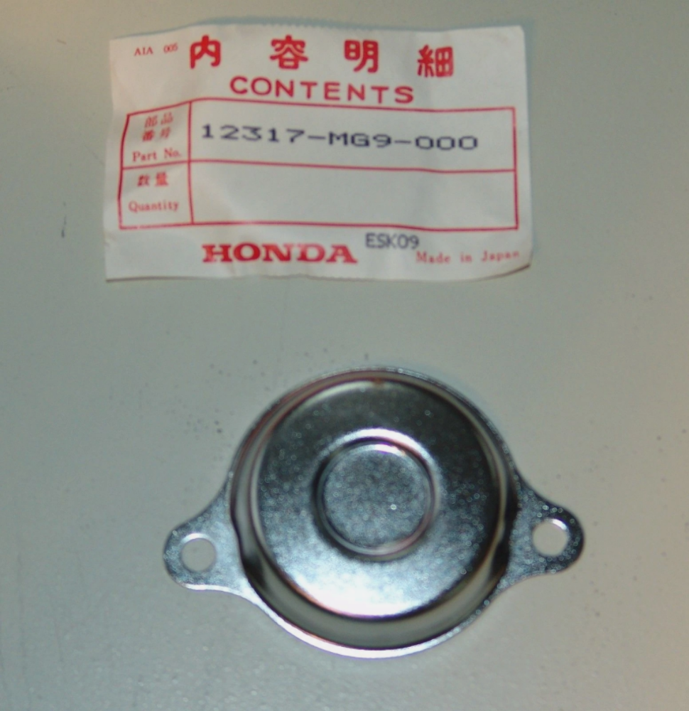 1984-1987 Honda GL1200 OEM Rear Cylinder Head Cover Chrome 12317-MG9-000
