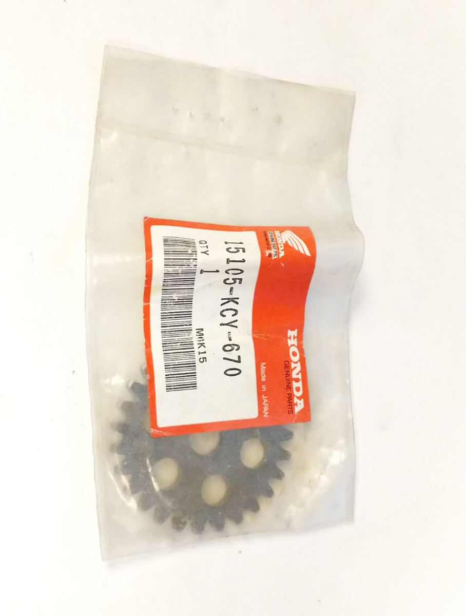 HONDA 1996 2000 2003 XR400R 27T ENGINE OIL PUMP DRIVE GEAR 15105-KCY-670