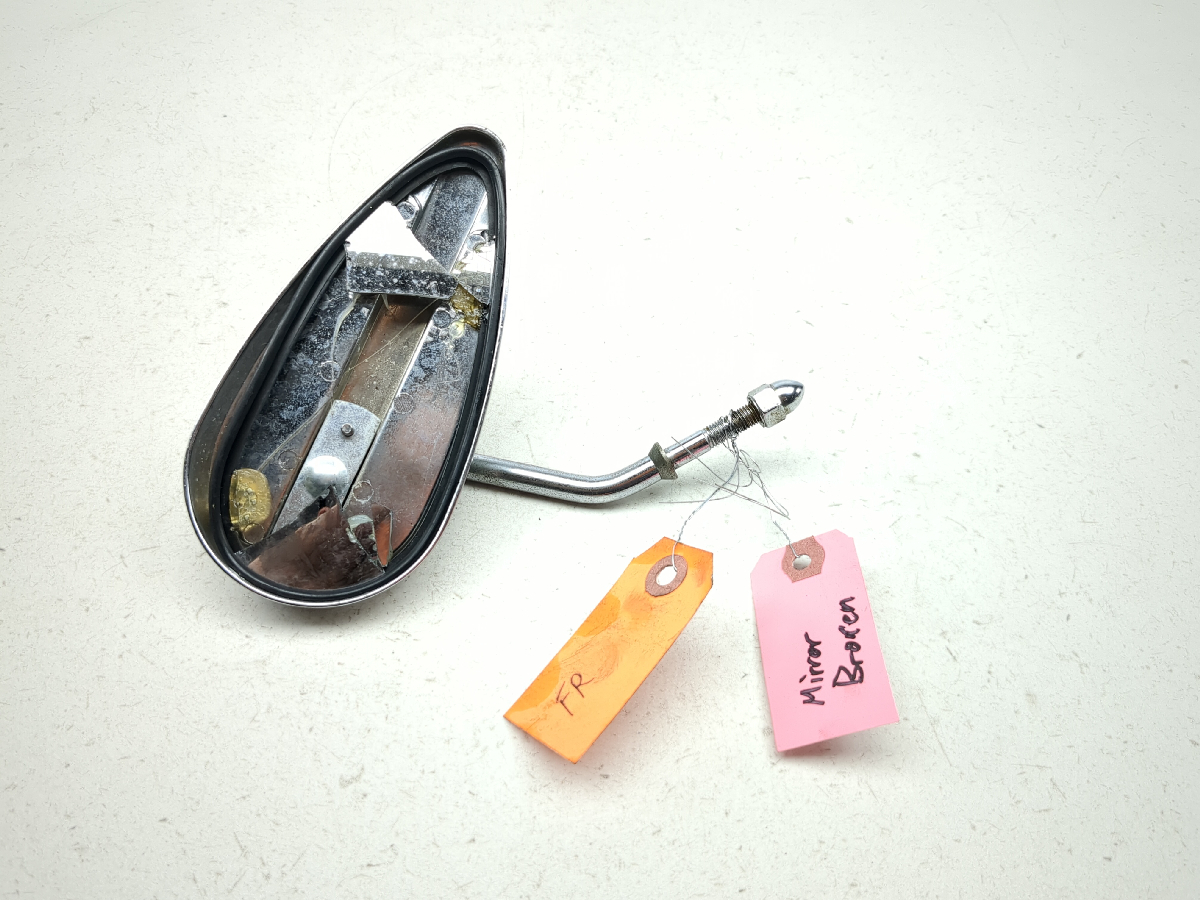 00-06 Harley Davidson FLHR Road King Front Right Rearview Mirror TRSH PL