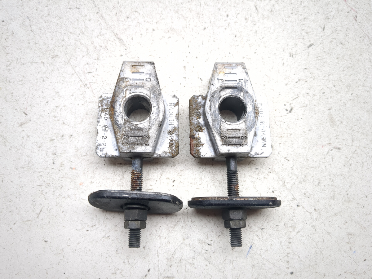 96-09 Kawasaki Vulcan 500 EN500C Rear Wheel Axle Adjusters