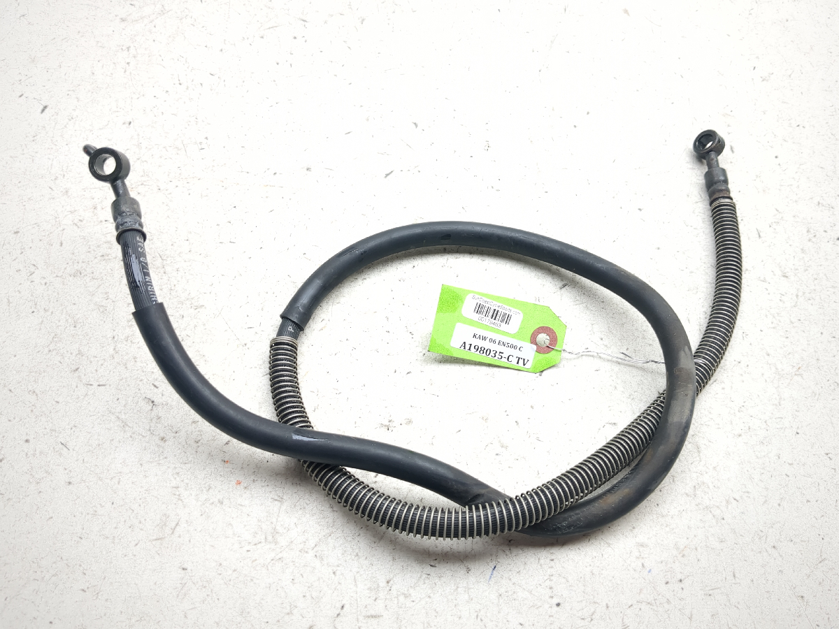 96-09 Kawasaki Vulcan 500 EN500C Front Brake Line Hose TRSH PL