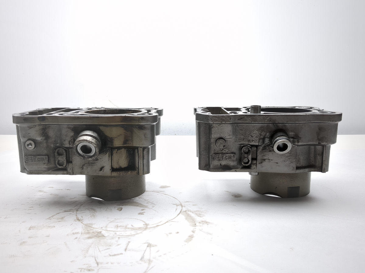 88-91 Honda NT650 Hawk GT Engine Motor Cylinder Head Jugs Set
