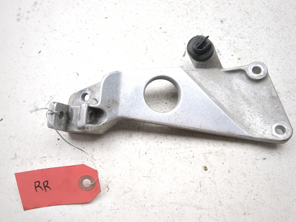 88-91 Honda NT650 Hawk GT Rear Right Passenger Foot Peg Mount Bracket Holder
