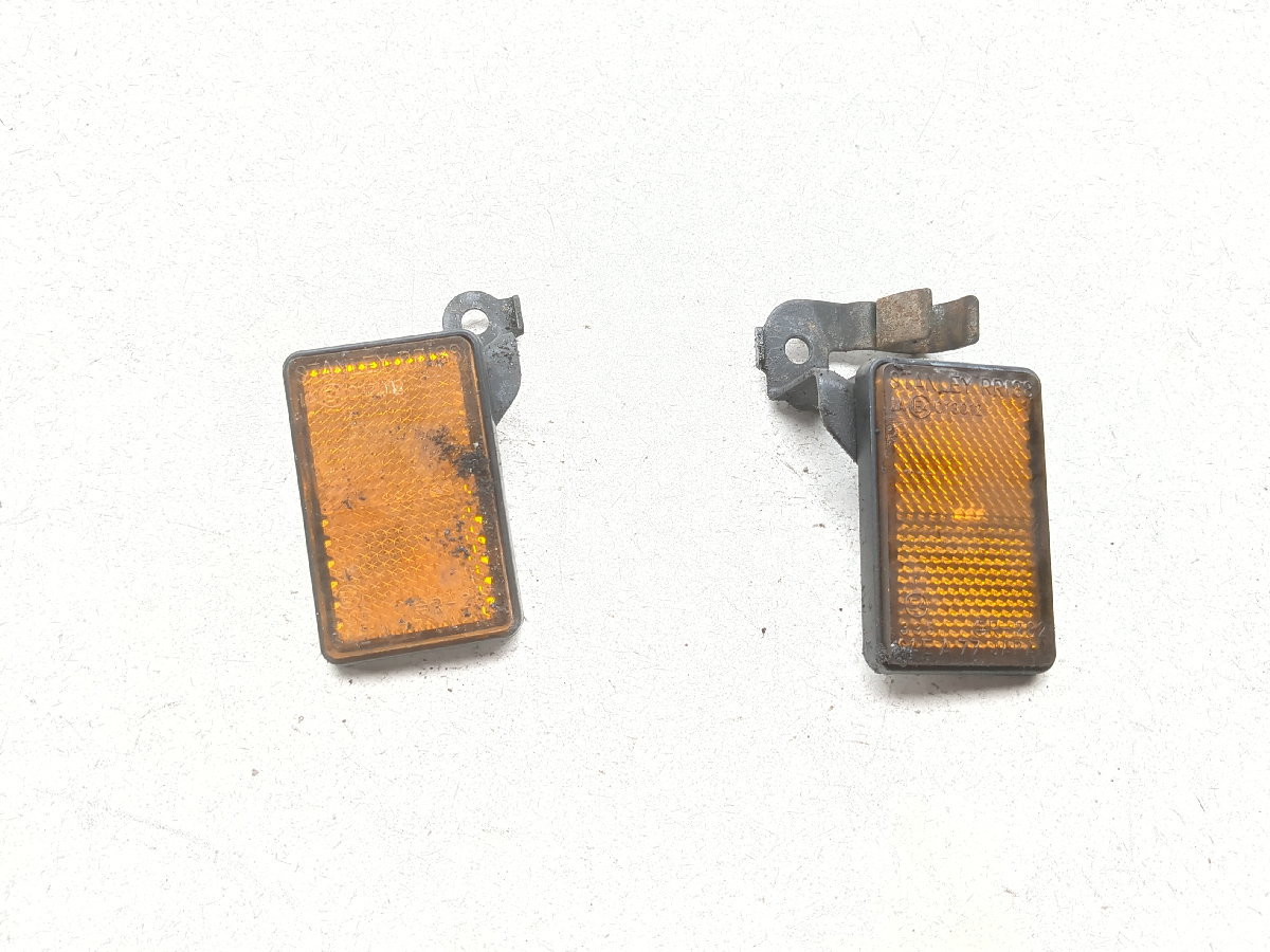 88-91 Honda NT650 Hawk GT Reflective Reflector Lens W/ Brackets TRSH PL