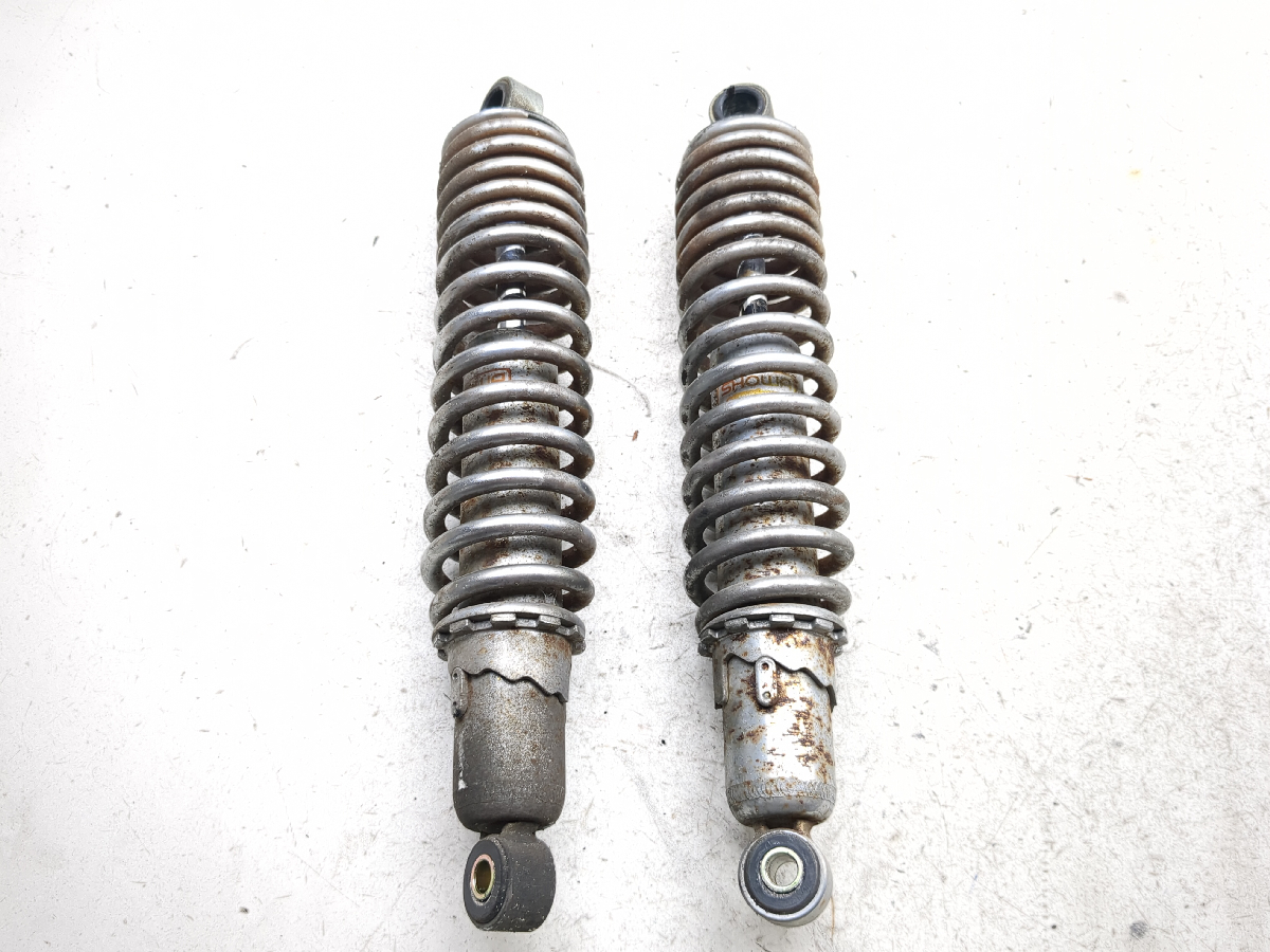 91-03 Honda CB750 Nighthawk 750 Rear Chrome Shock Suspension Set Pair