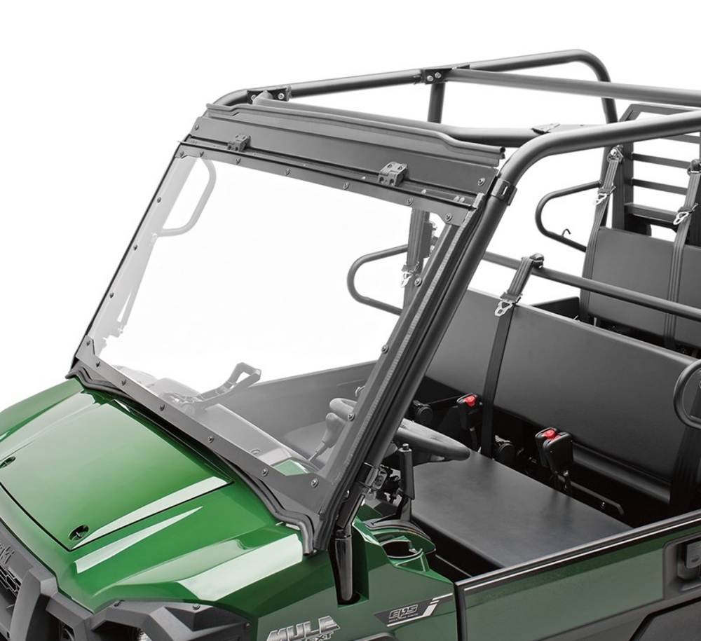 New OEM 2015-2019 Kawasaki Flip Up Polycarbonate Windshield 99994-0753