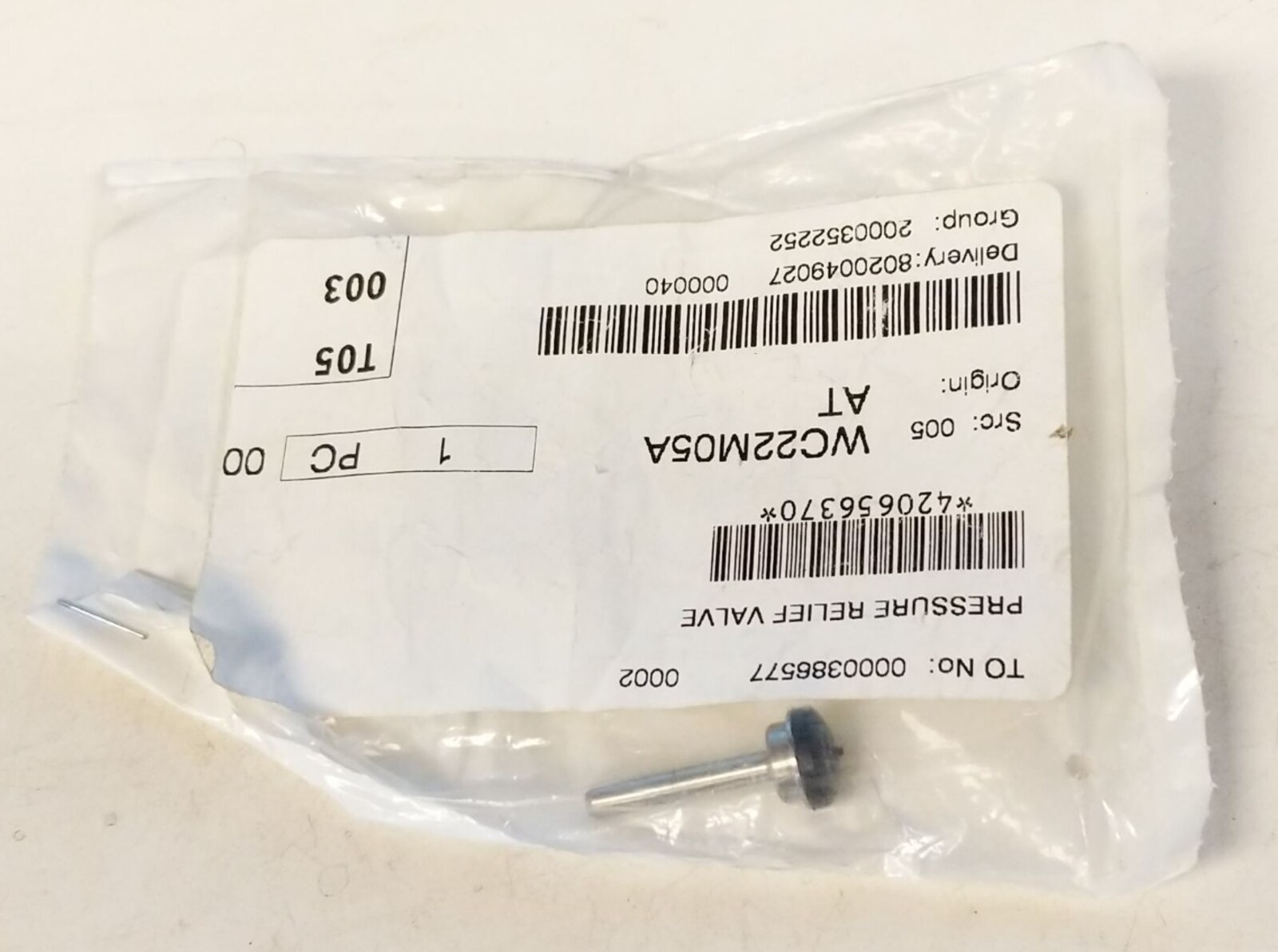 Can-Am Pressure Relief Valve 420656370 New Oem