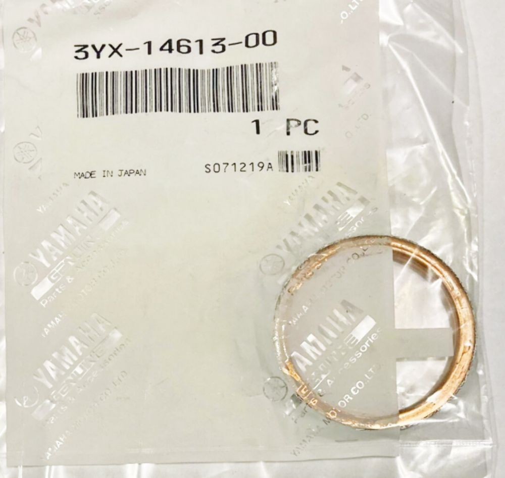 1990-1991 Yamaha Riva 200 XC200 OEM Gasket, Exhaust Pipe 3YX-14613-00