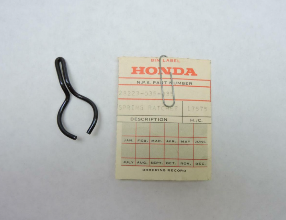 Honda C70 CL70 CL90 CT70 CT90 S90 SL70 XL70 ZB50OEM Ratchet Spring 28223-035-035