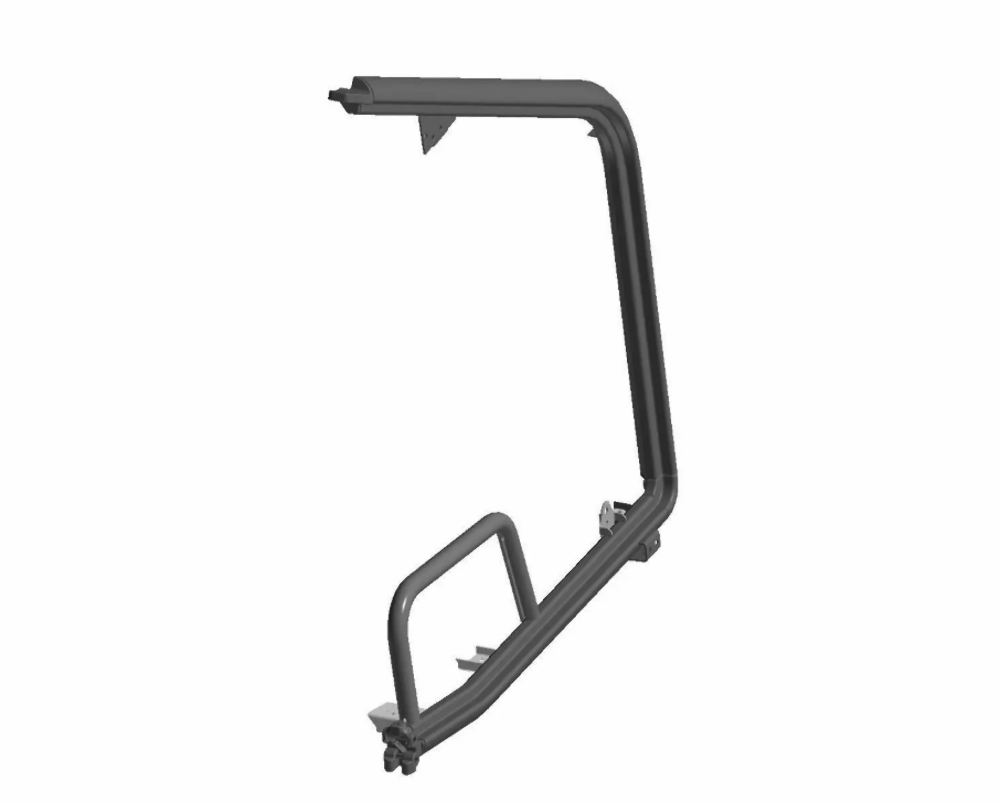 2017-2022 Polaris Ranger 500 OEM Cab Frame Weld, Left, Matte Black 1022534-458