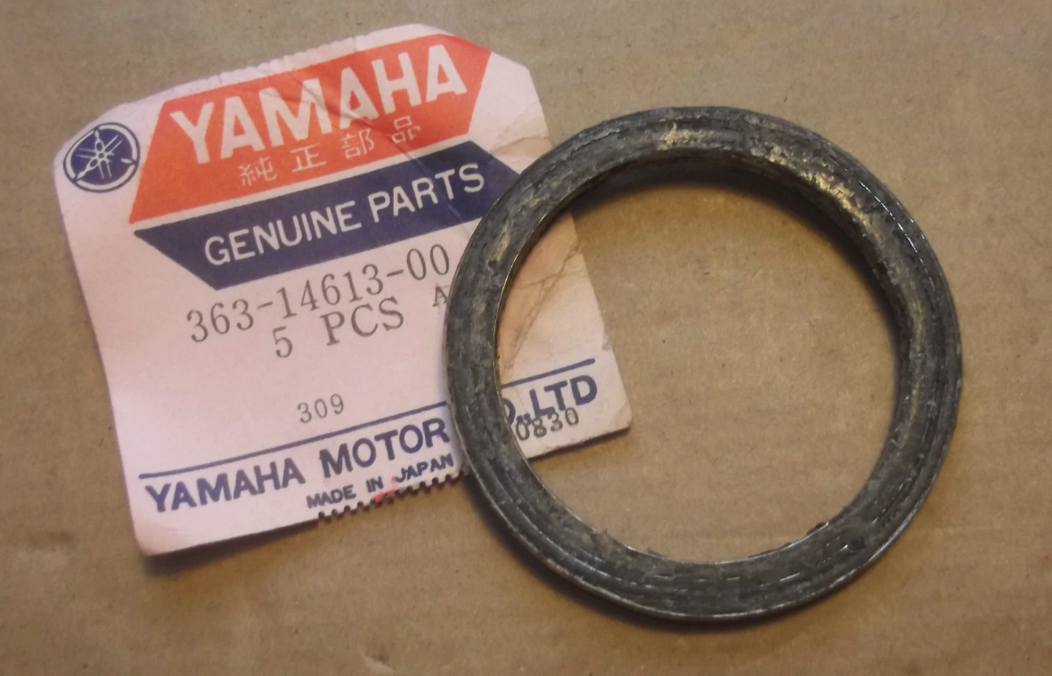 1973-1974 Yamaha SC500 OEM Exhaust Pipe Gasket 363-14613-00