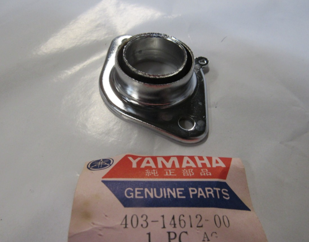 1974-1975 Yamaha MX100 MX 100 OEM Exhaust Mounting Flange Ring Nut 403-14612-00
